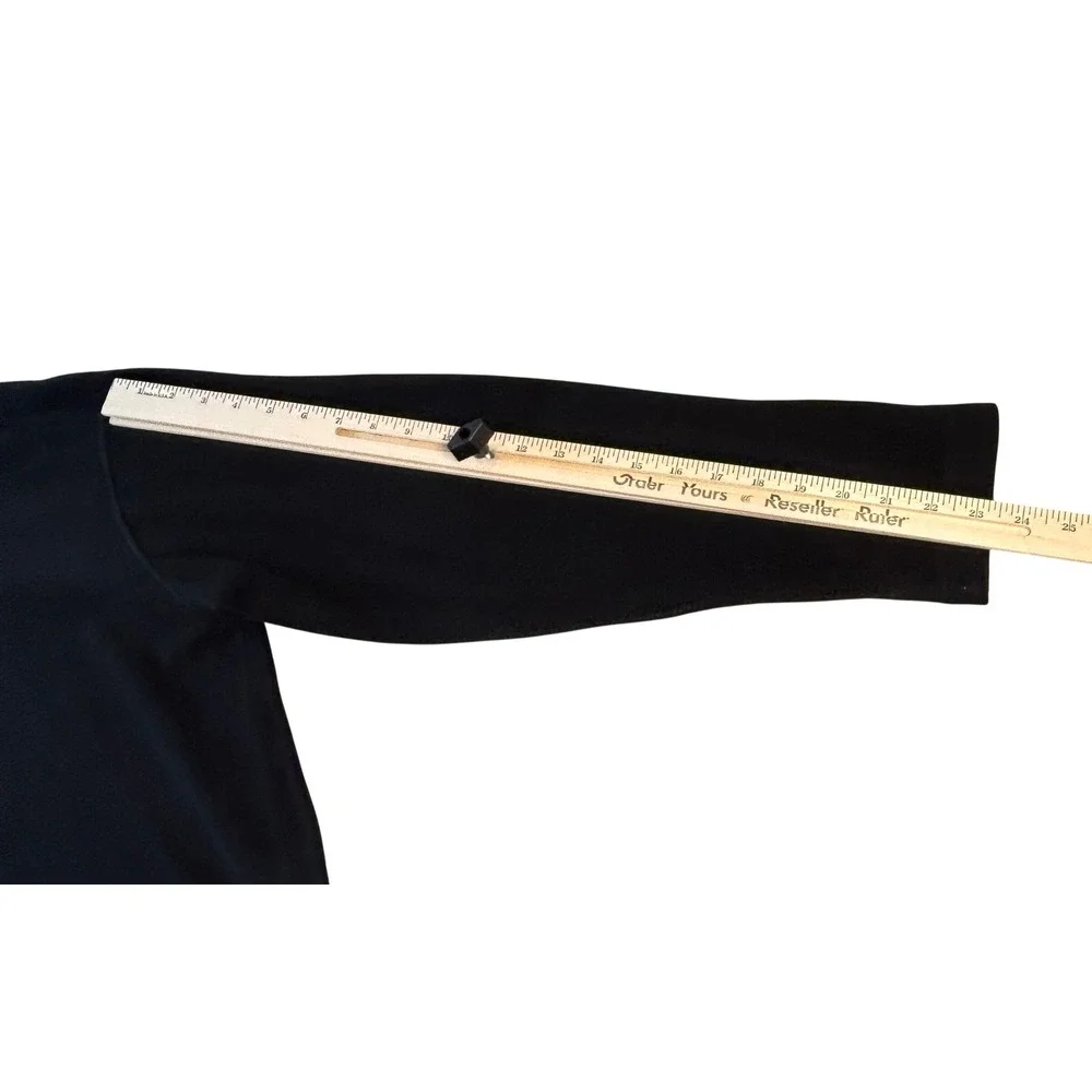 Ermenegildo Zegna Sport Quarter Zip Pullover fleece shirt men's small black